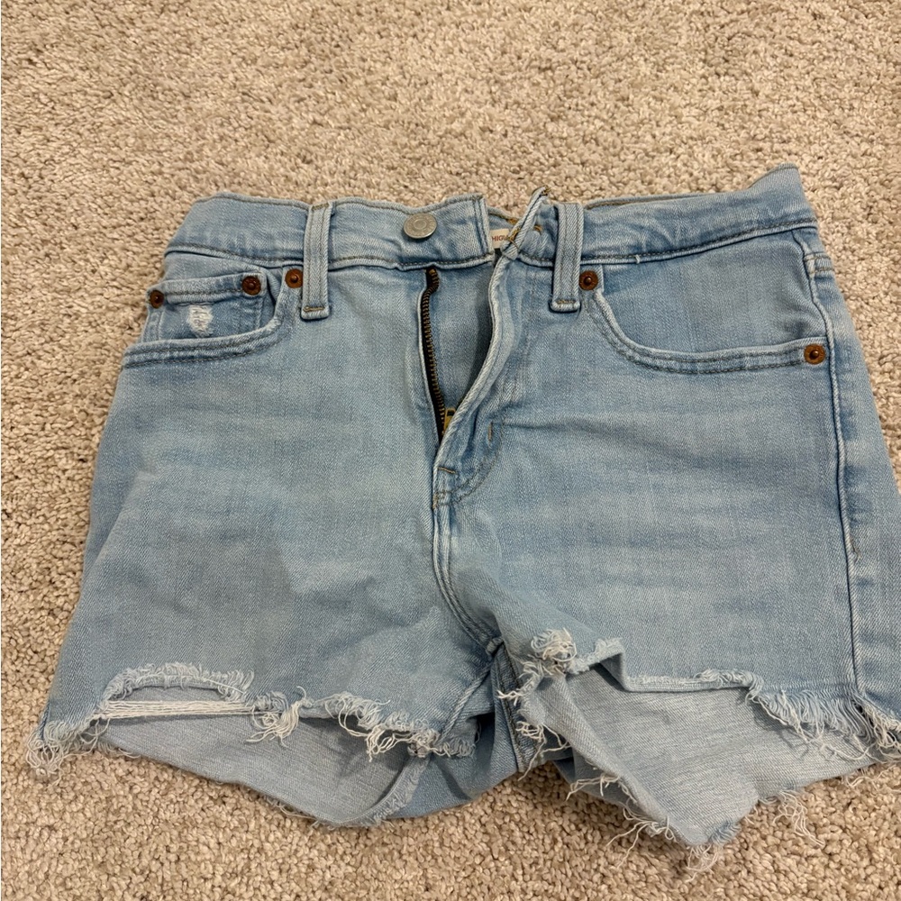Light Blue Denim Women Shorts